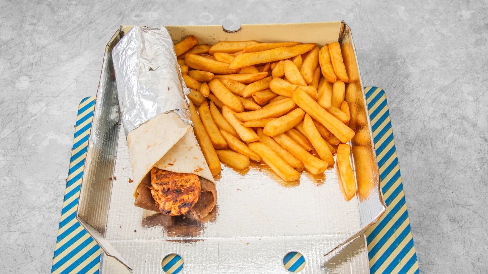 Chicken & Donner Wrap from Pizza Nova