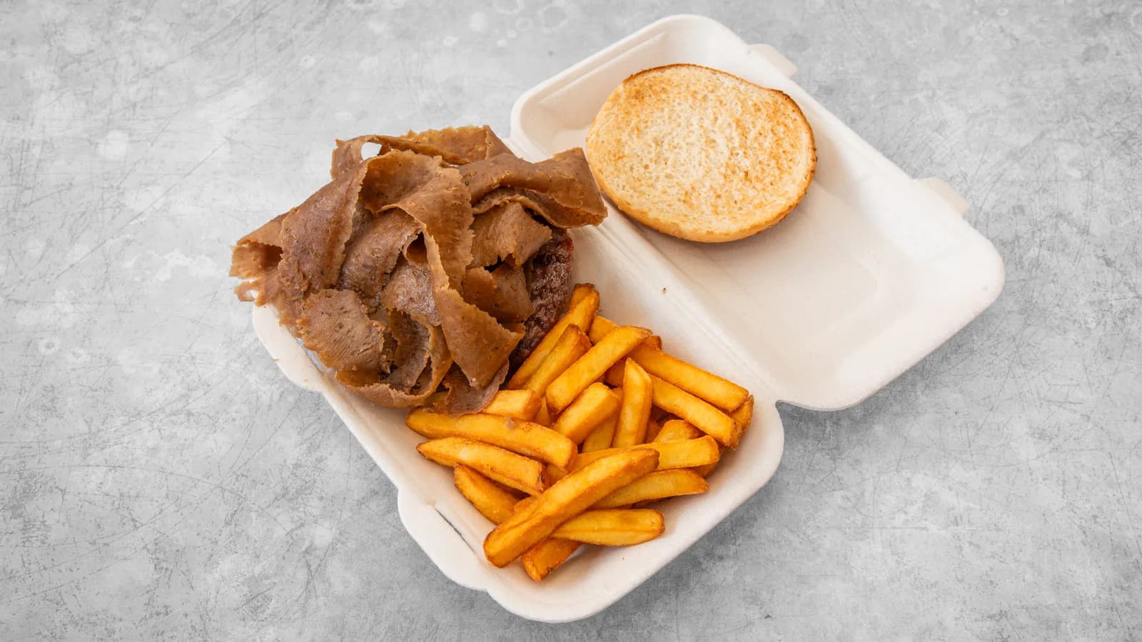Jumbo Burger with Donner from Pizza Nova